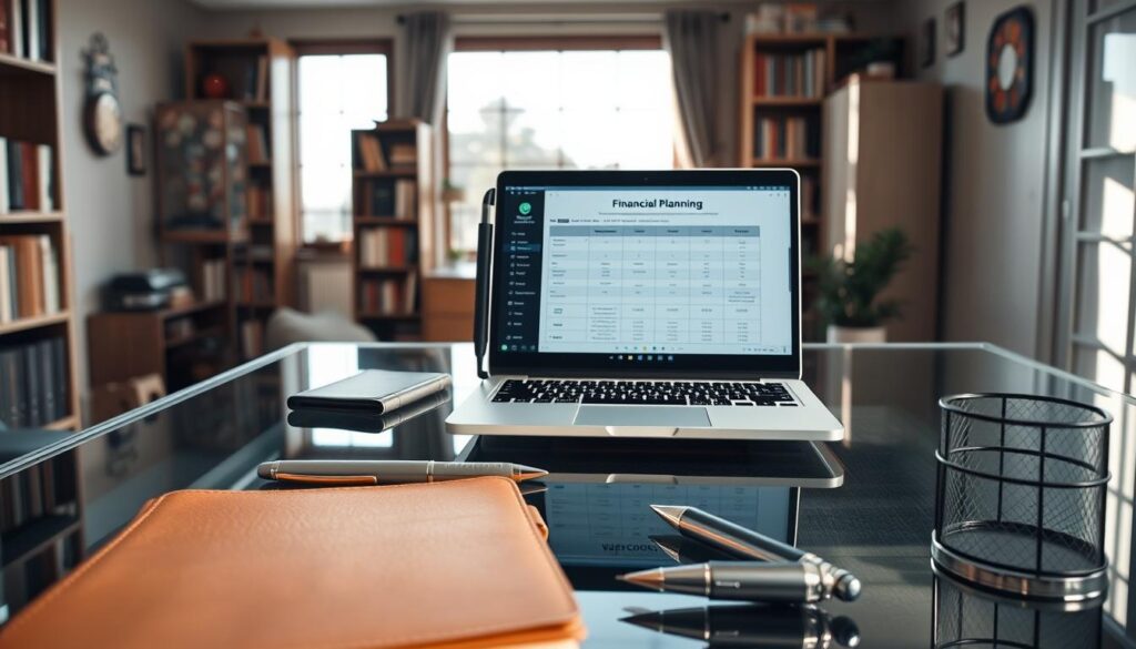 Customizing financial planning template inputs