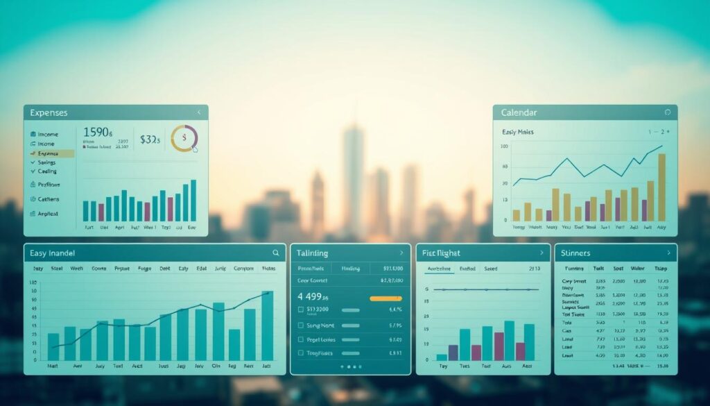Excel budget management dashboard