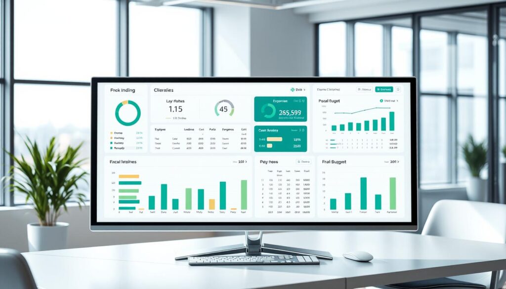 Excel budget planning dashboard