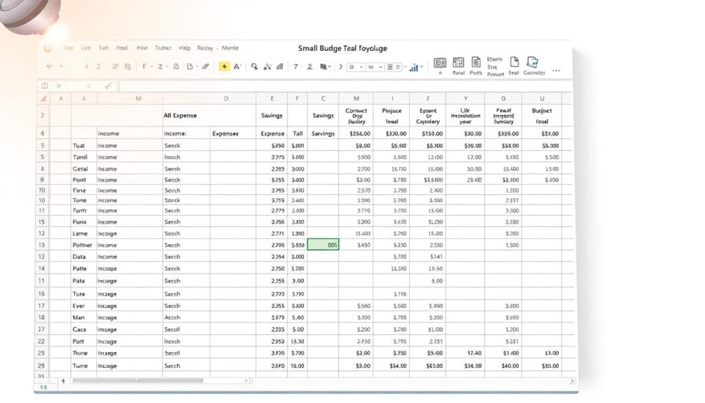 Excel budget template overview