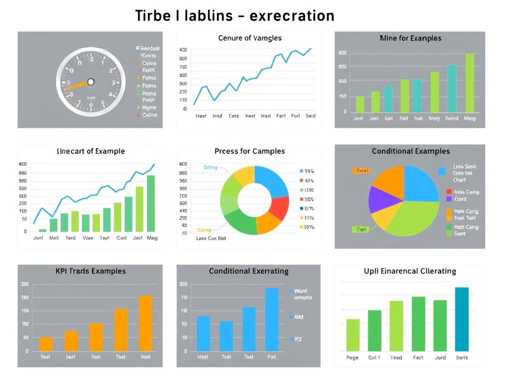 Excel chart types for financial KPI visualization