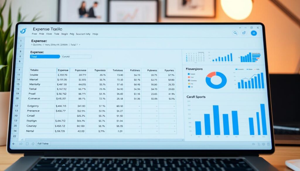Excel expense tracking dashboard
