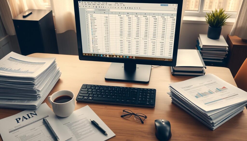 Excel template setup steps