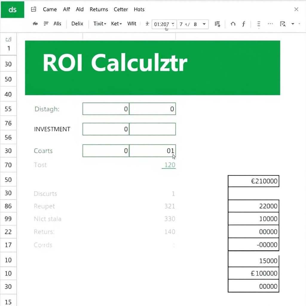 ROI Calculator Excel Template