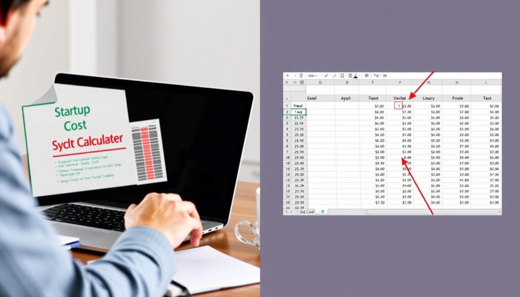 Step-by-step guide to using the business startup cost calculator