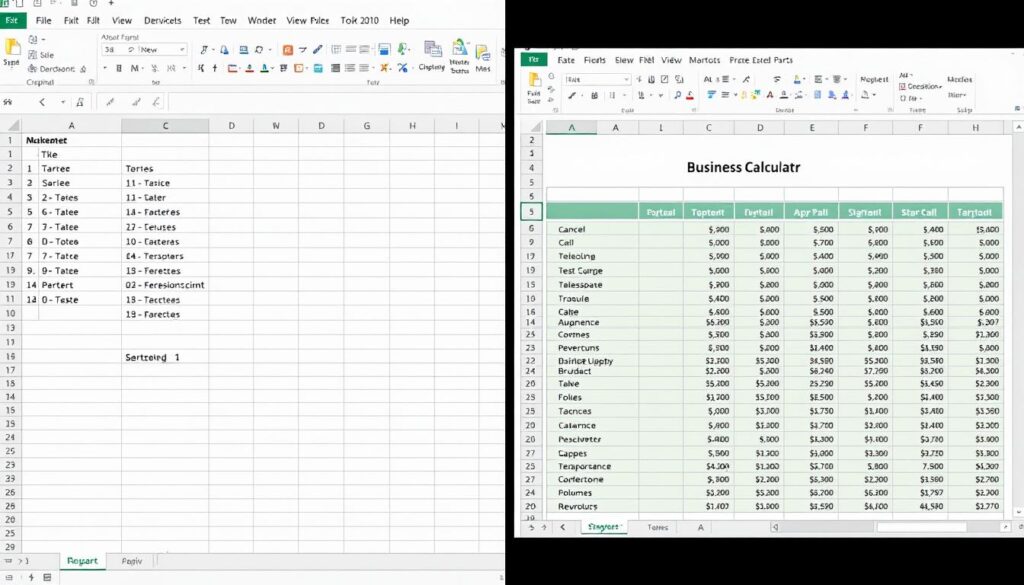 Step-by-step process of building a custom startup cost calculator in Excel
