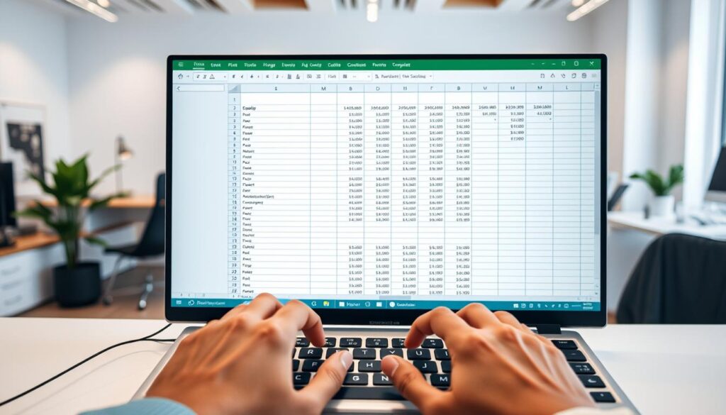 customizing spreadsheet template