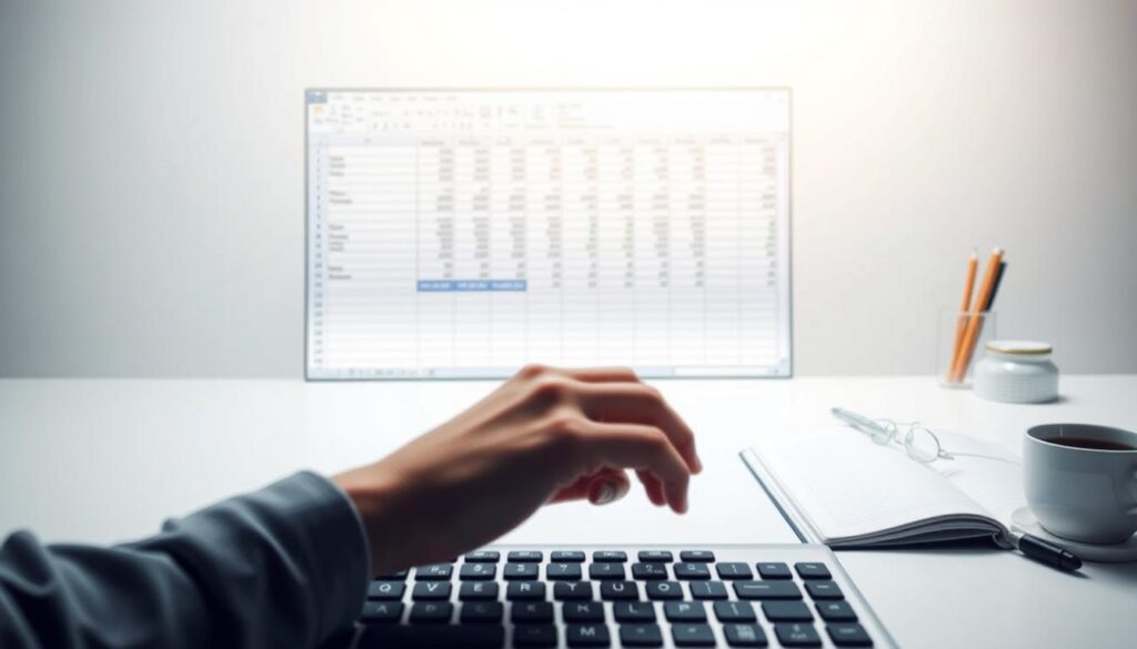 excel budget template setup