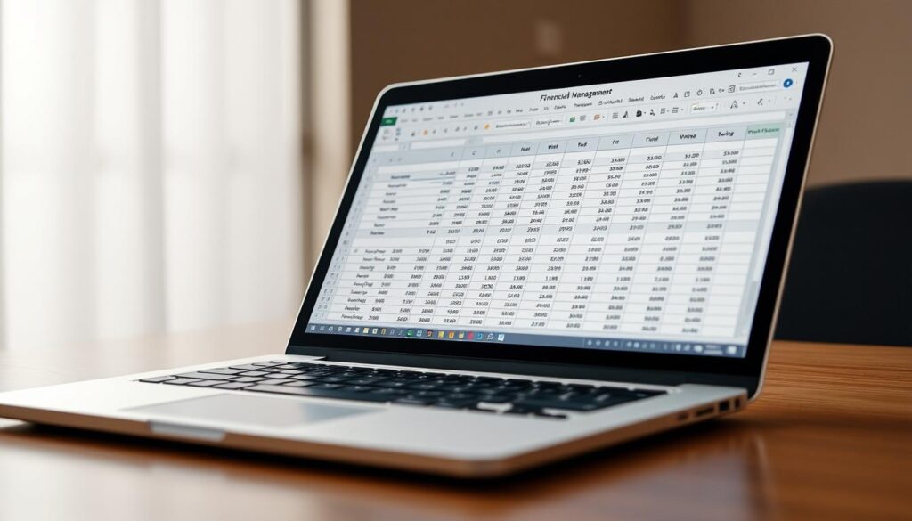 financial business excel template