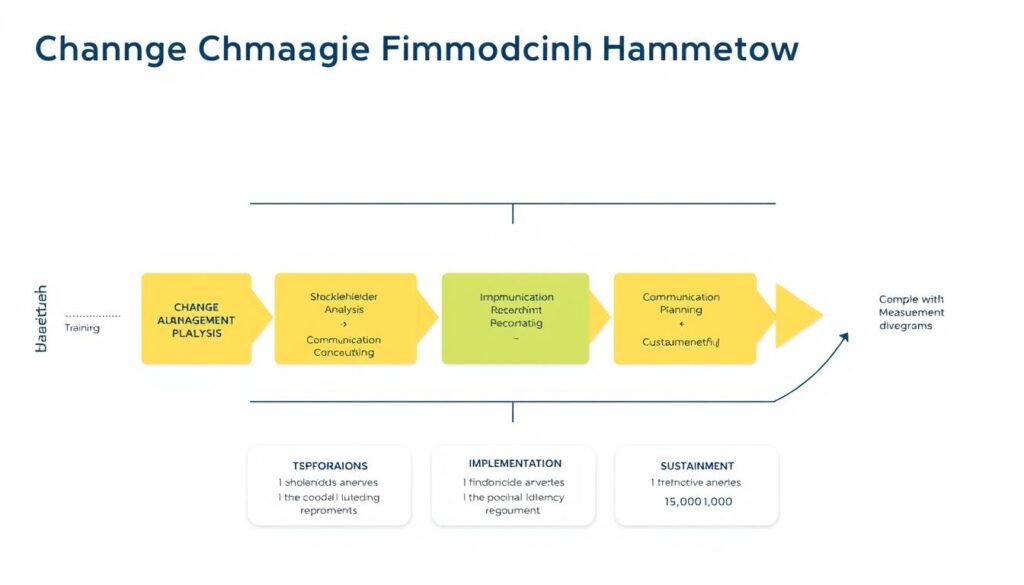 Change management framework for financial process automation implementation