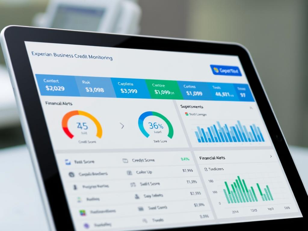 Experian Business Credit Monitoring dashboard