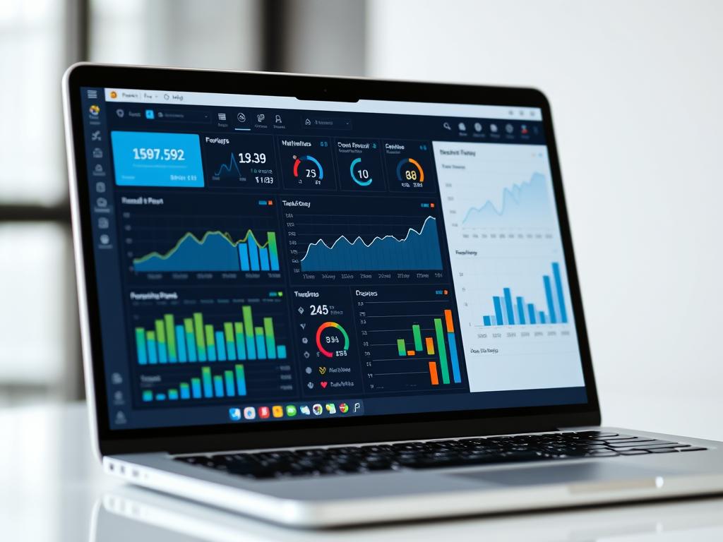 Fathom analytics showing business performance metrics