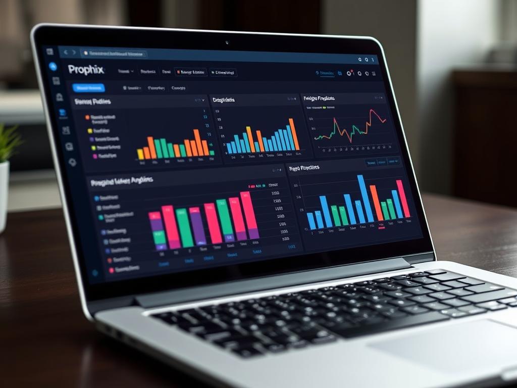 Prophix budgeting and forecasting dashboard