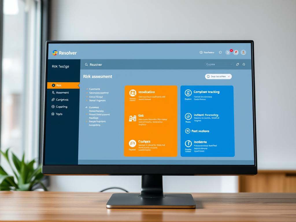 Resolver risk management software interface