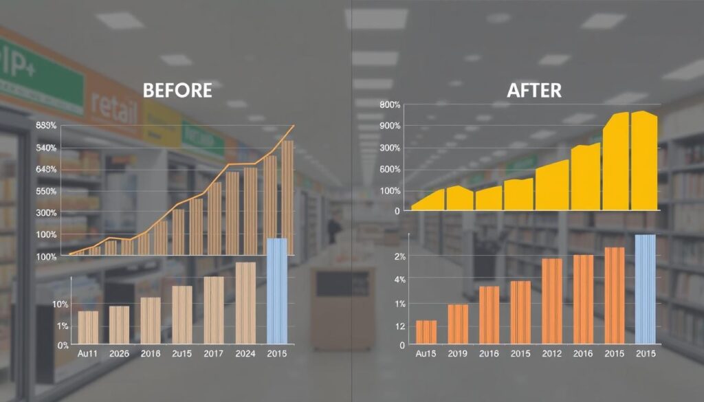 Retail store financial analysis case study with charts