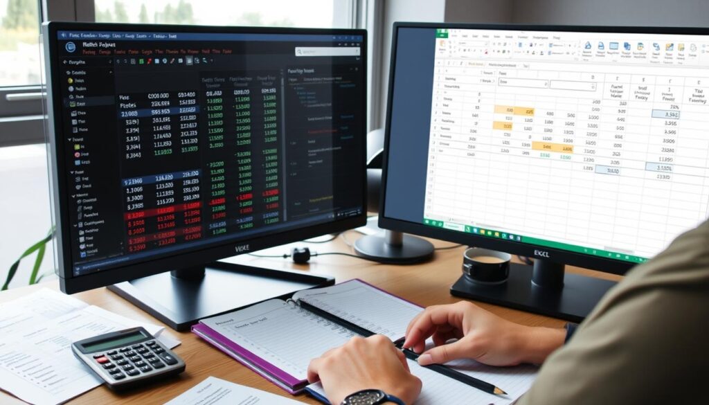 Step-by-step process of building an advanced business finance forecasting Excel template