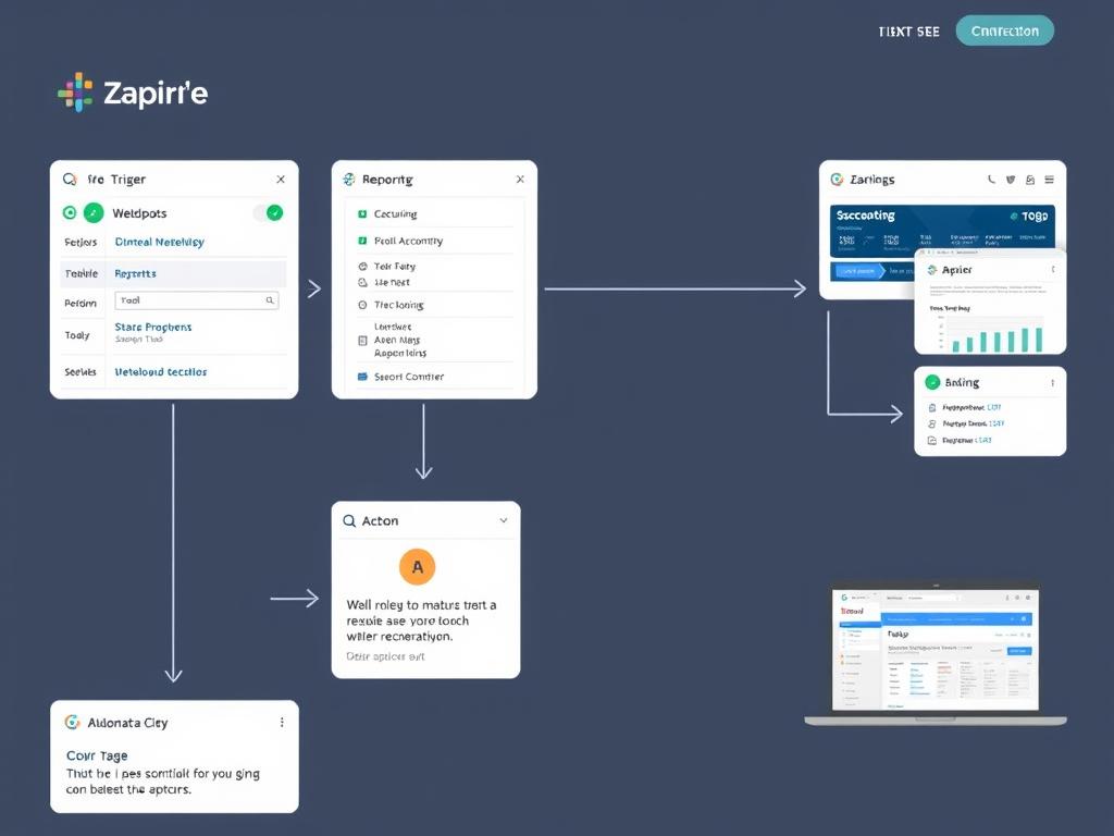 Zapier automation connecting financial applications