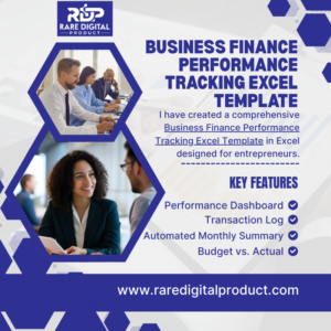 Business Finance Performance Tracking Excel Template