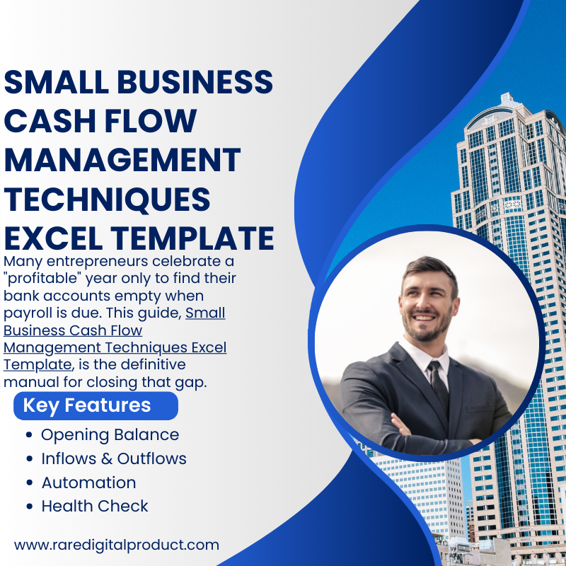 Small Business Cash Flow Management Techniques Excel Template